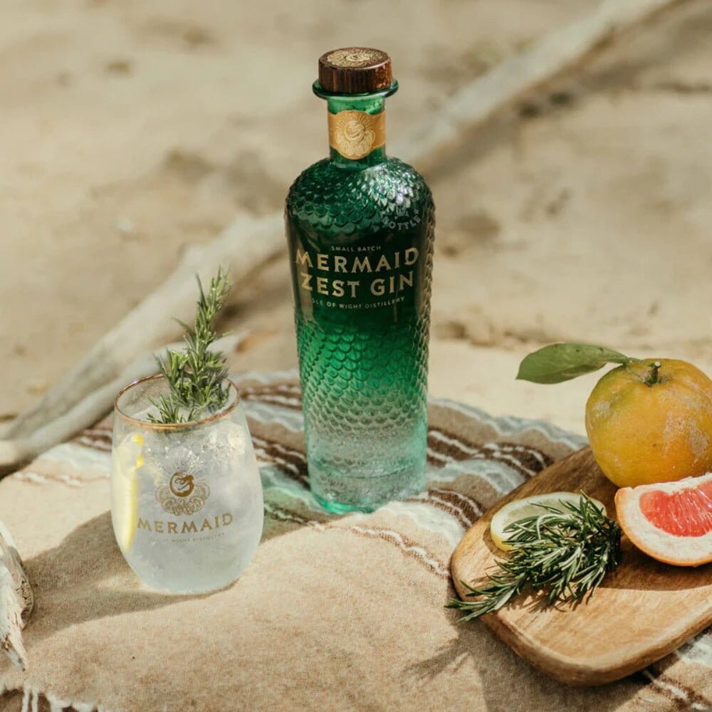 Mermaid Zest Gin 750ml Award-Winning Citrus London Dry Gin