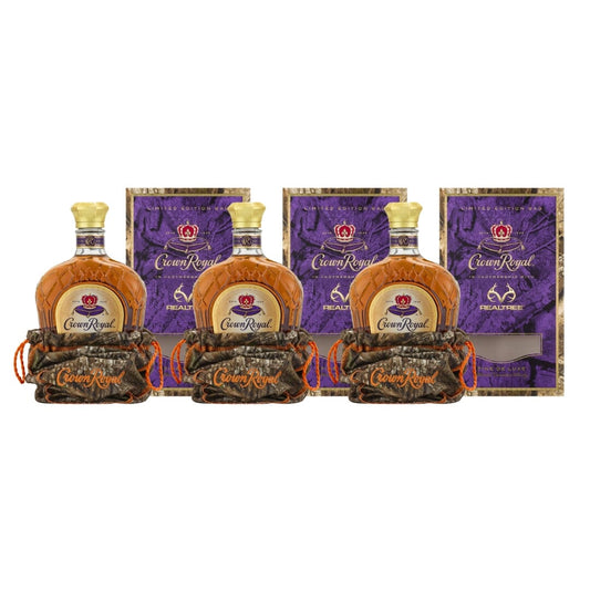 Crown Royal x REALTREE Fine De Luxe Limited Edition Camo Bag 3 Pack
