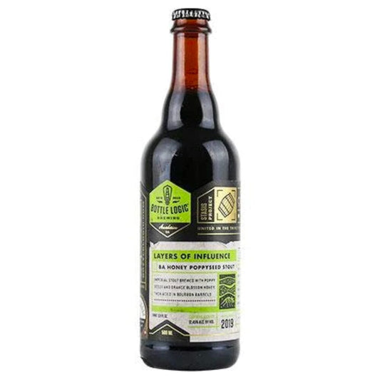 Bottle Logic Brewing Layers of Influence BA Honey Poppyseed Stout